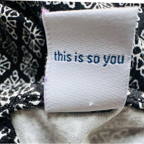 Old Navy Women's Dolman Short Sleeve Romper Black Geo Womens Small - Picture 4 of 6